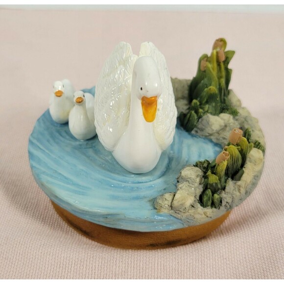 Candle Capper Jar Topper Swan Design Standard Size Our America - Picture 7 of 11